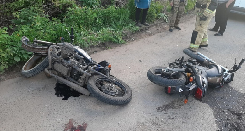 В Краснослободском районе в ДТП пострадали два мотоциклиста