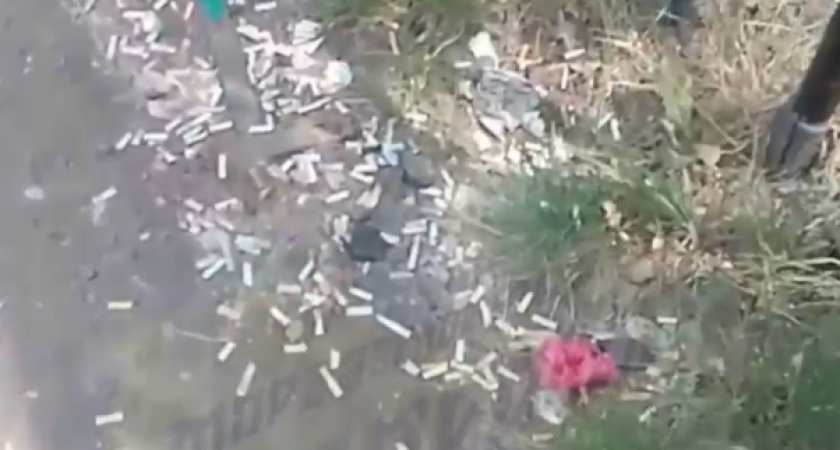 Жители Саранска пожаловались на разбросанный мусор у полклиники