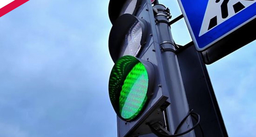 В Саранске 10 июля отключили светофор на улице Гагарина