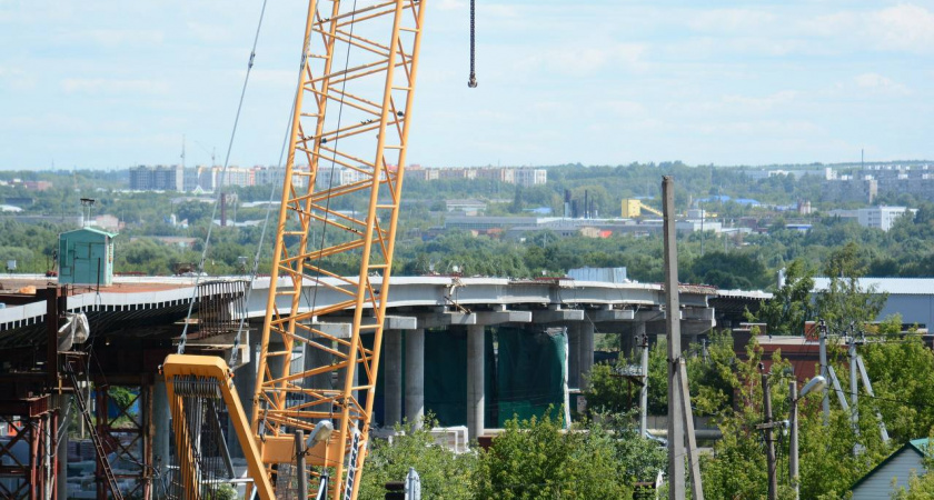 В Саранске идет строительство нового путепровода