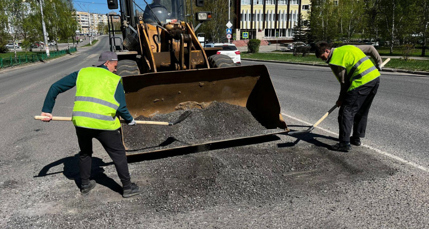 В Саранске к 1 ноября завершат ямочный ремонт дорог