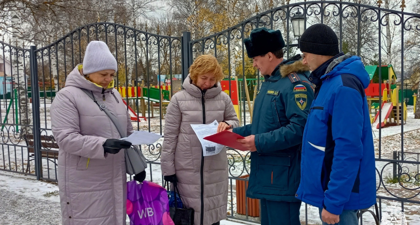 Жителям Ардатова объяснили меры пожарной безопасности в холодное время