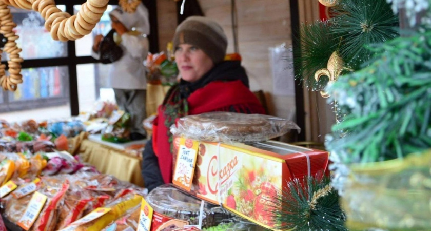 В Саранске организовали предновогоднюю продуктовую ярмарку