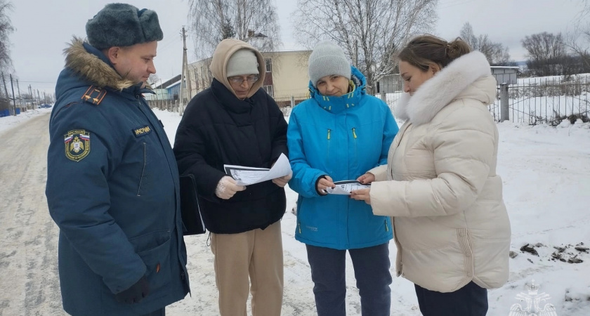 В Атяшевском районе сотрудники МЧС провели профилактический рейд