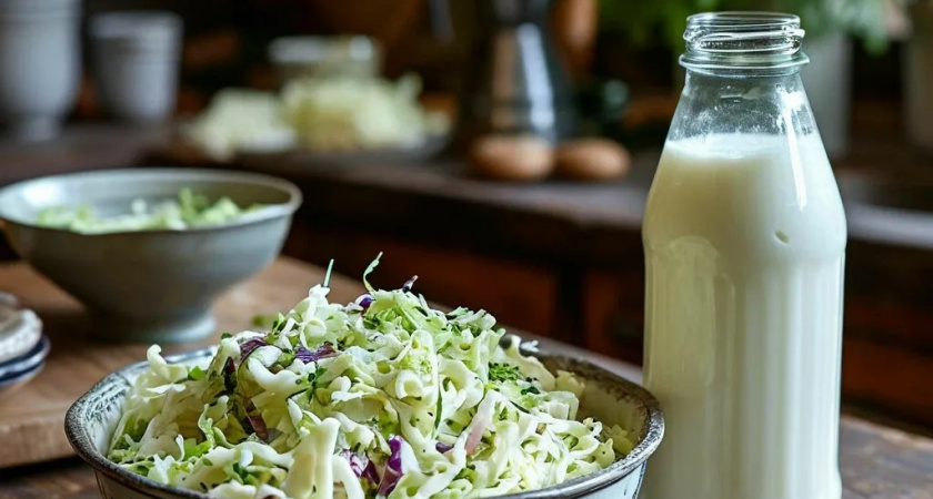 Взбиваем капусту с кефиром — и через 10 минут вкусный ужин готов: у домашних только за ушами пищит