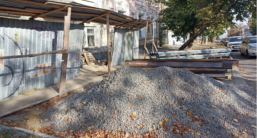 В Саранске началось обновление площади в районе Вечного огня