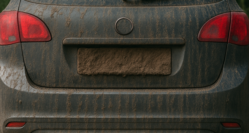 Лишат прав на 1,5 года за грязную машину с 28 апреля: водителей ждет неприятный сюрприз на выезде из города