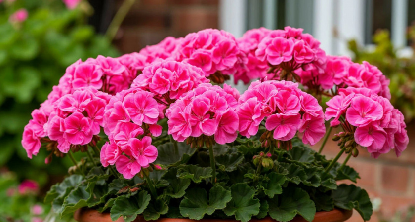 Для цветения герани — обязательно: 1 щепотка в воду — и бутоны начнут расти как бешеные