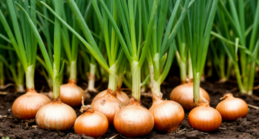 Как поливать лук правильно и получить крупную репку