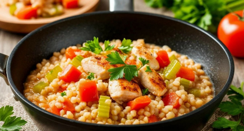 Скупаю эту копеечную крупу пачками: готовлю сытный ужин на сковородке на всю семью за 10 минут