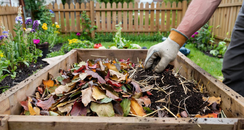 Готовлю каждую осень бесплатный «навоз» из листьев: 15 минут и готово. Дорогие удобрения больше не покупаю