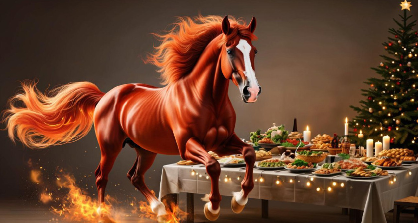 Что нельзя готовить на Новый 2026 год Красной Огненной Лошади, а что должно быть на столе, чтобы привлечь удачу