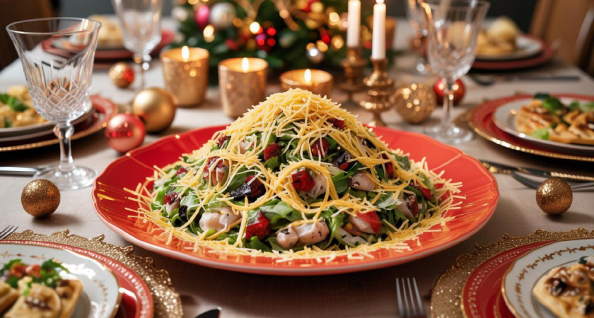 Салат «Сеновал» — Огненная Лошадь прискачет ко столу галопом: готовим на счастье в Новом году