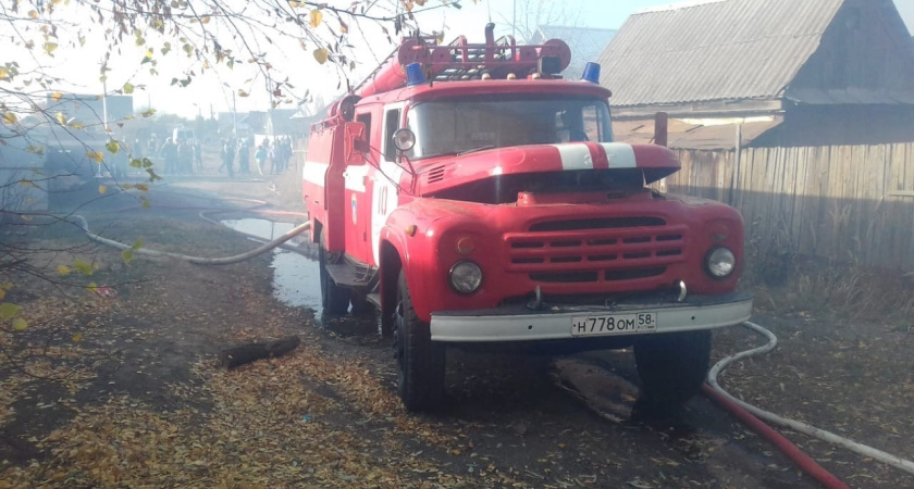 На пожаре в двухэтажном доме в селе Дубенки погиб мужчина