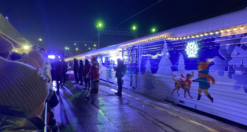 Стало известно, когда поезд Деда Мороза посетит Мордовию 