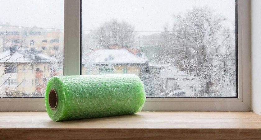 Утепляю стены и окна копеечным материалом: в начале зимы клею на окна и стены - в квартире тепло как летом