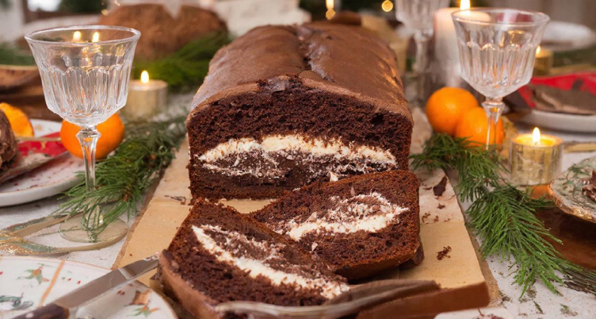 Ну очень шоколадный и вкусный торт "Трюфель": готовлю всего за час, на Новый год лучше десерта не придумать