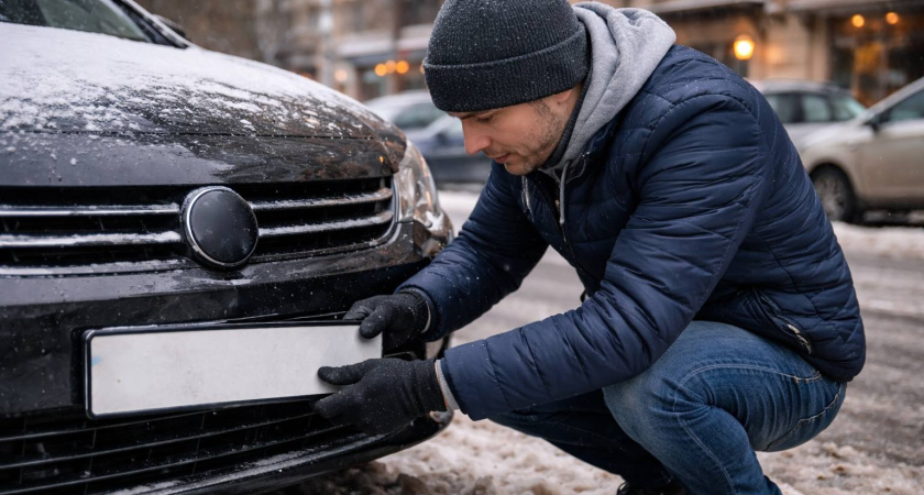 Когда нельзя, но очень хочется: в Саранске ради места на парковке скрутили номера