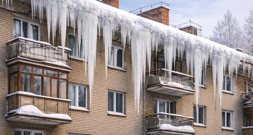 «Сосульки размером с человека»: жители Саранска опасаются за свою безопасность 