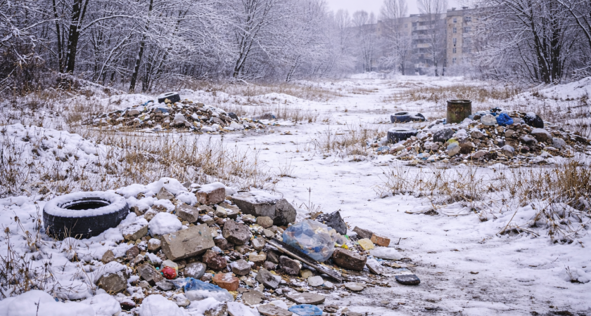 Каток, горка и ёлка: жители Саранска нашли применение пустырю