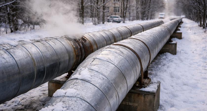 Как летом: в Саранске над трубами «кипит» воздух