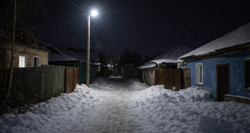 В Саранске восстановили освещение в переулке на улице Краснофлотской