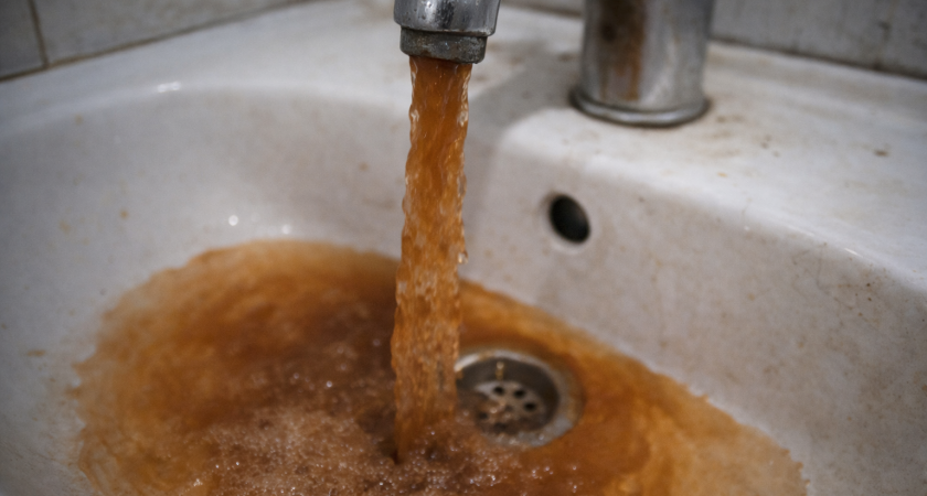 В Саранске жители снова жалуются на ржавую воду 