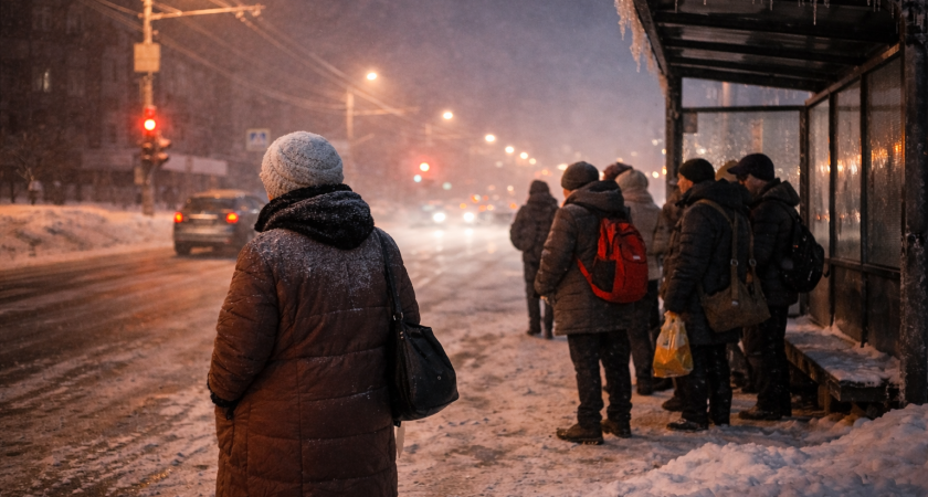 Час ожидания на морозе: автобус №28 в Саранске не вышел на линию