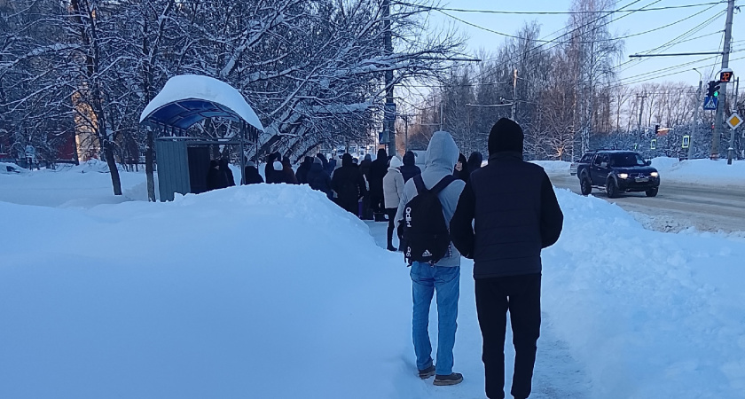 В Мордовии намело очень высокие сугробы