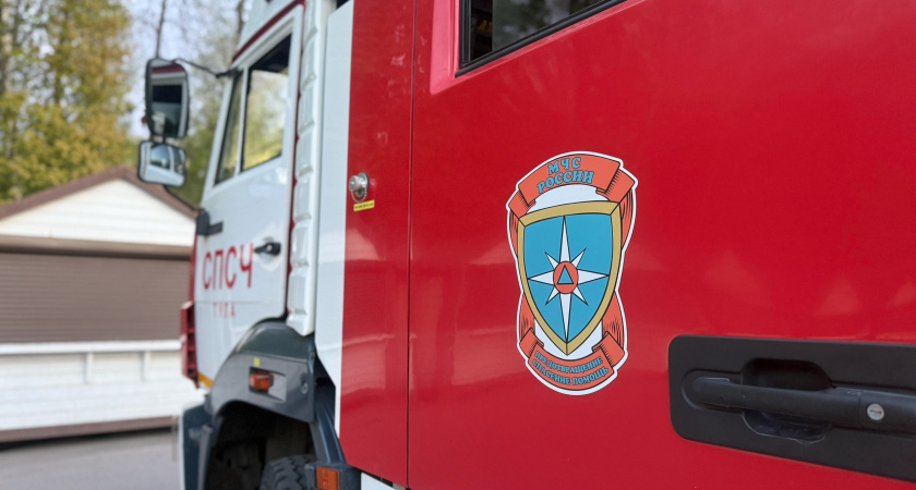 В Зубово-Полянском районе огонь уничтожил заброшенное здание