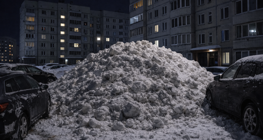 Мордовия вошла в тройку регионов России по высоте сугробов