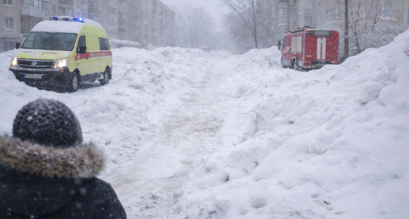 В Саранске жители улицы Георгиевской сообщают об отсутствии проезда к домам