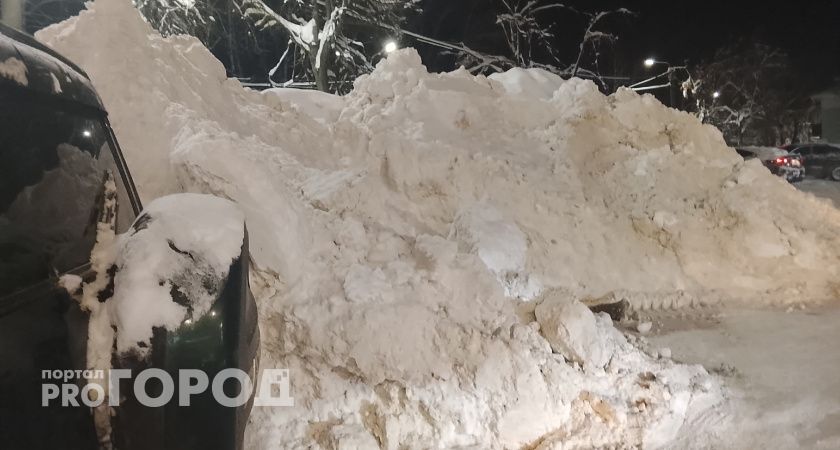 В Мордовии за сутки выпал рекордный объём снега