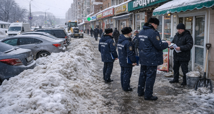В Саранск разгорелся спор из-за штрафов за неубранный снег 