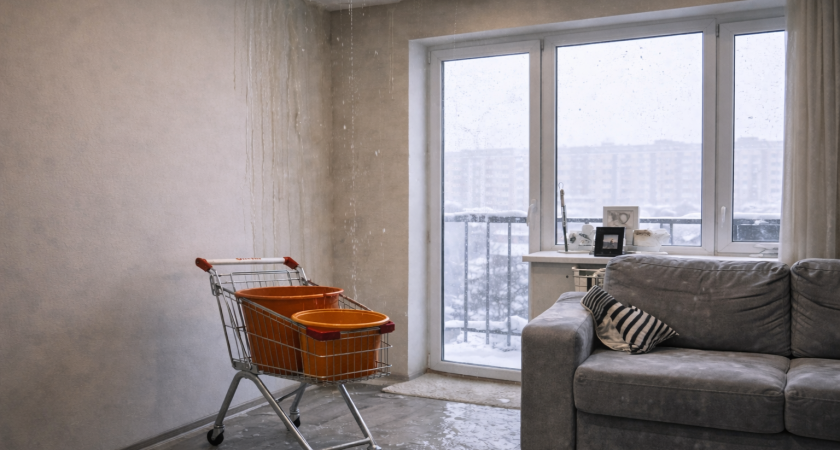 Крыша течёт: жильцы ЖК «Лайм» требуют реакции застройщика