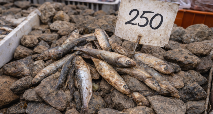 В Саранске покупательница пожаловалась на качество рыбы на рынке «Данко»