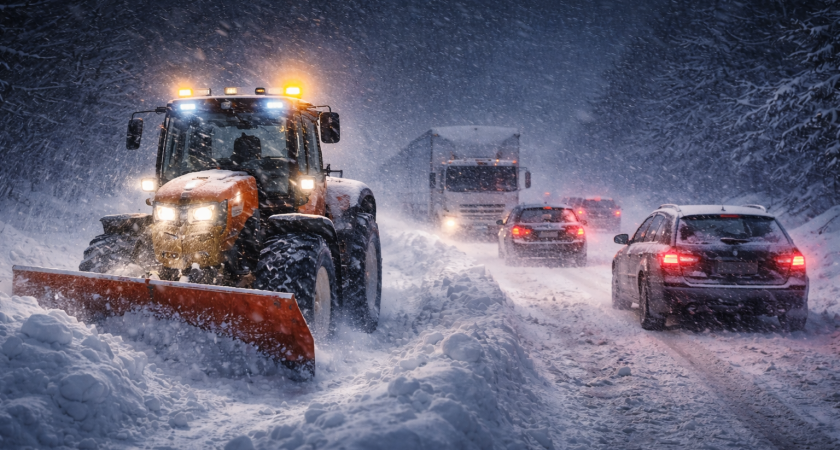 Шесть часов в снежном плену: на трассе в Мордовии застряли более 10 автомобилей