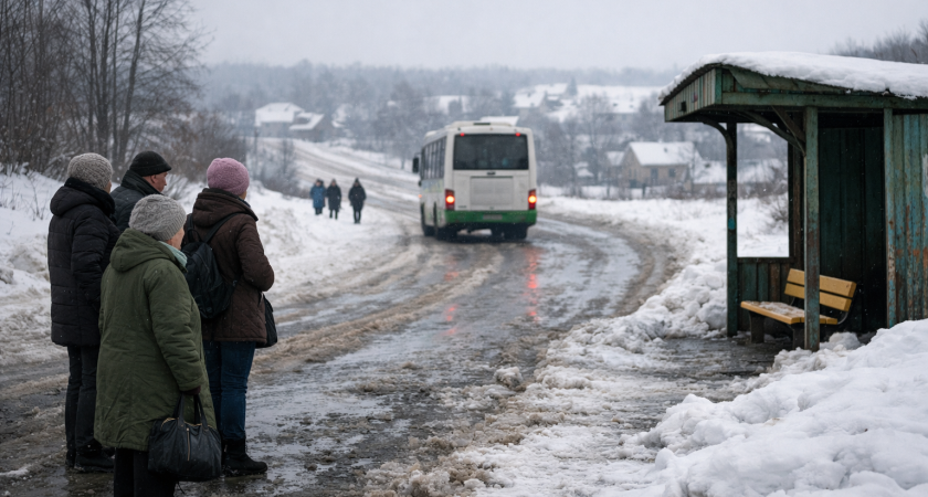 В Саранске автобус №36 не доезжает до конечной остановки