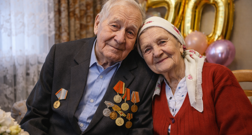 В Мордовии супруги отметили 70 лет совместной жизни