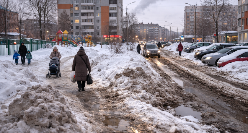 «Ждите, мы работаем»: жители Саранска недовольны качеством уборки снега