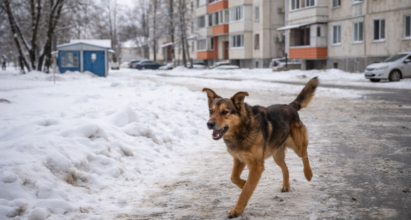 В Саранске собака нападает на пожилых мужчин 