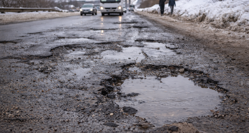 «Скоро пробьём дно»: водители жалуются на разбитую дорогу в Мордовии