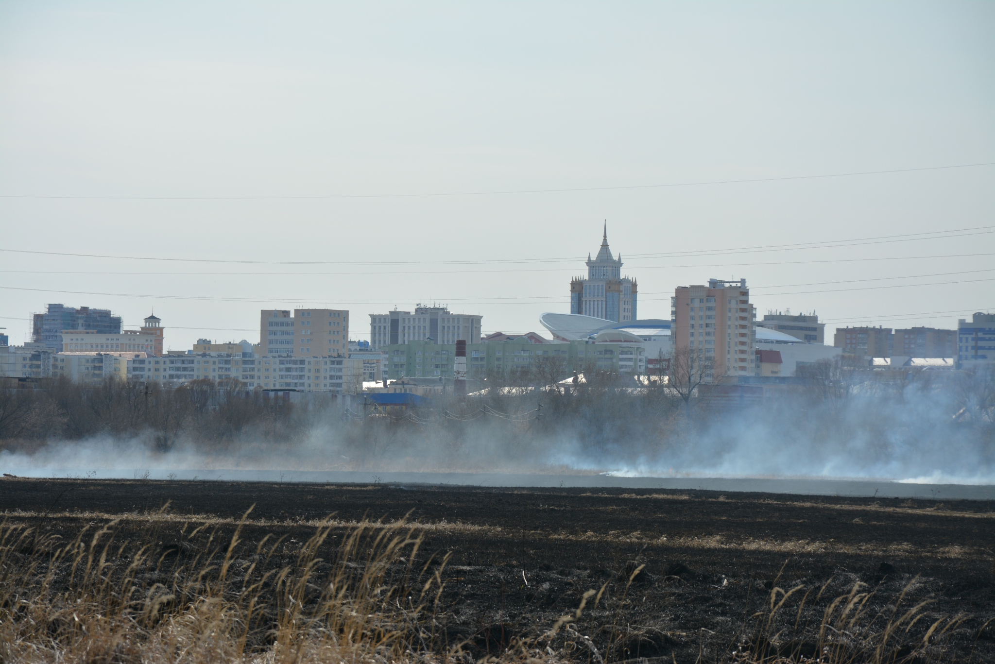 Сезон пала открыт: В Мордовии начала гореть сухая трава