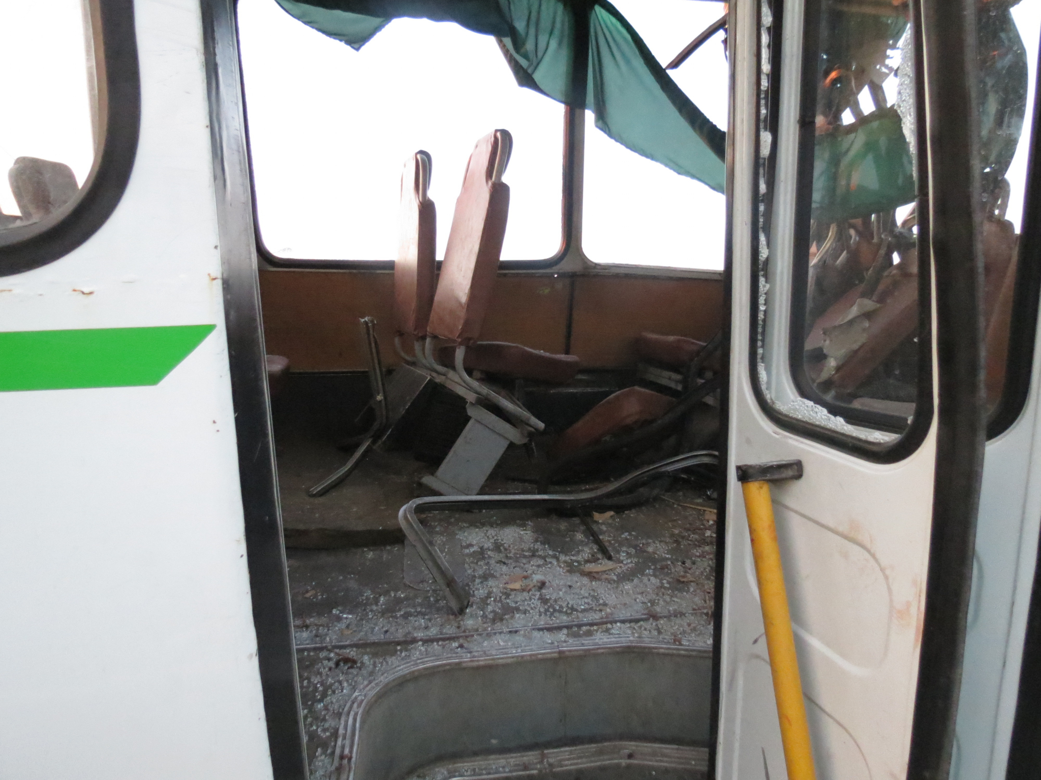 В Мордовии дорожный рабочий пострадал от пьяного водителя автобуса