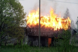 Пожар в Мордовии: есть пострадавший