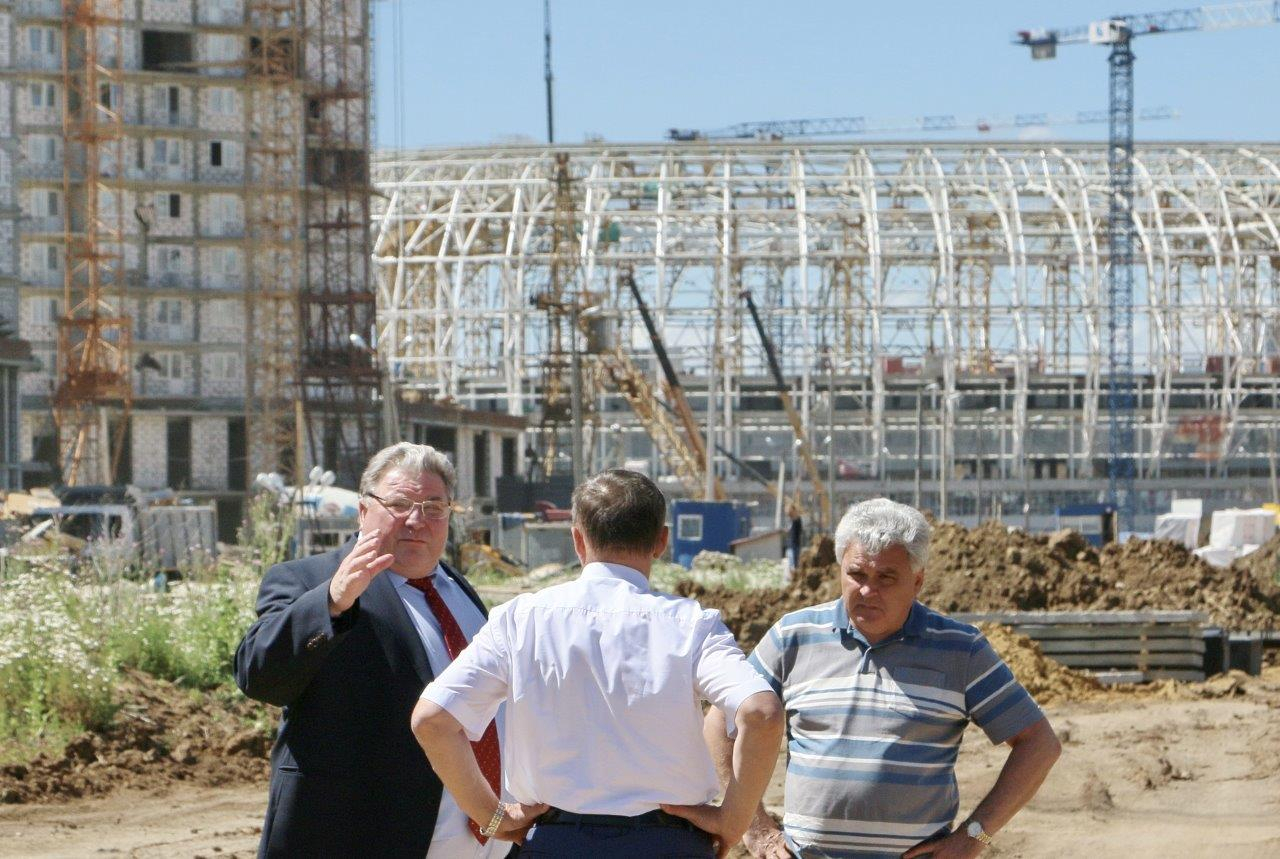 В Саранске началась подготовка к засеиванию газона на стадионе «Мордовия Арена»