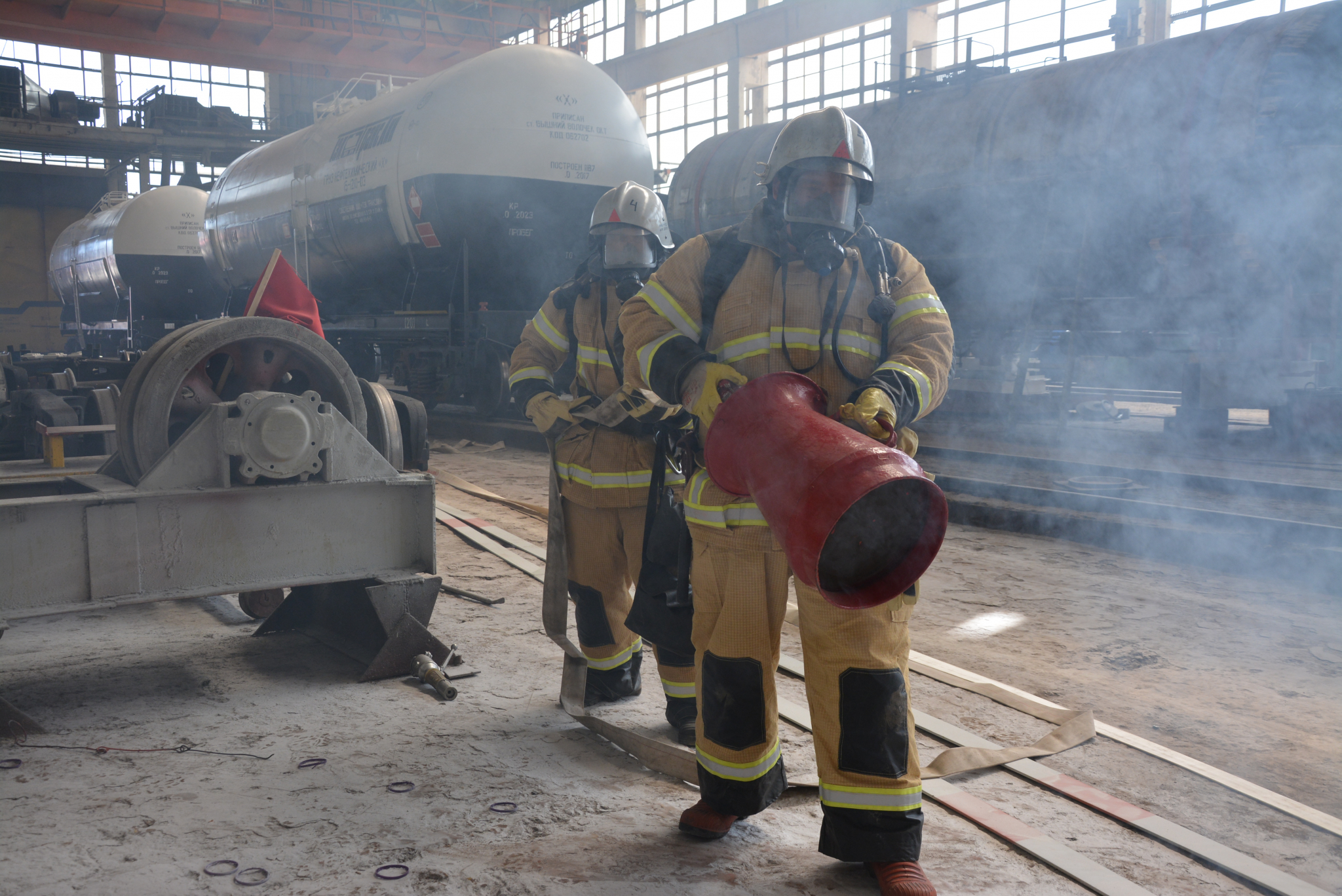 В Мордовии спасатели два раза спасли «Рузхиммаш» от «пожара» (ФОТО)