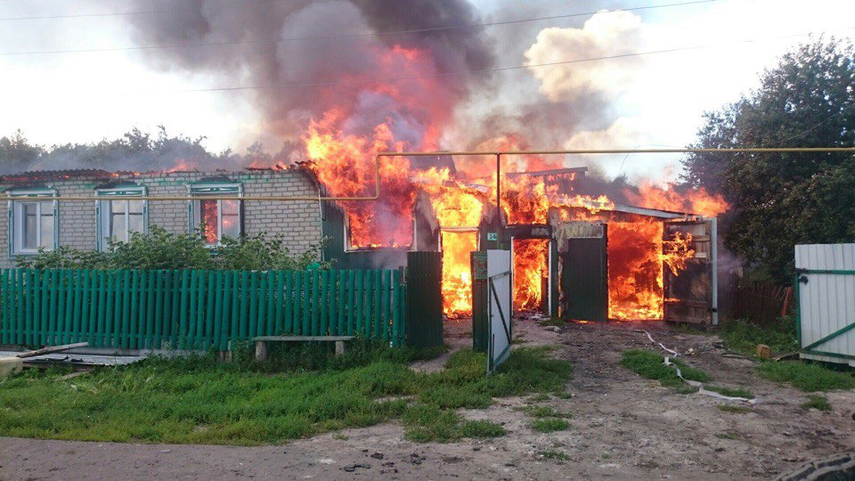 В Мордовии практически дотла сгорел жилой дом