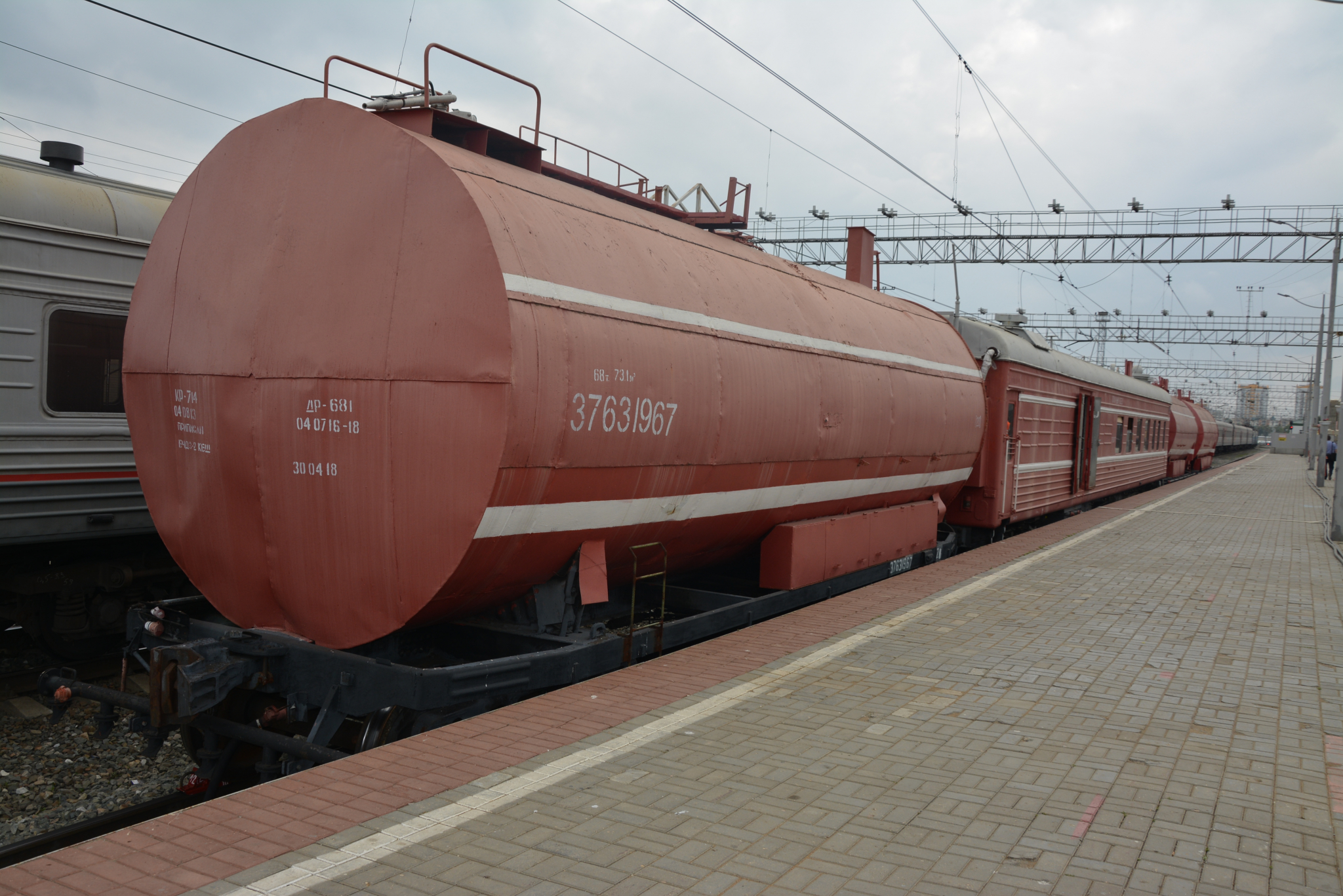 В Саранске пожарный поезд спас от «огня» железнодорожный вокзал (ФОТО)