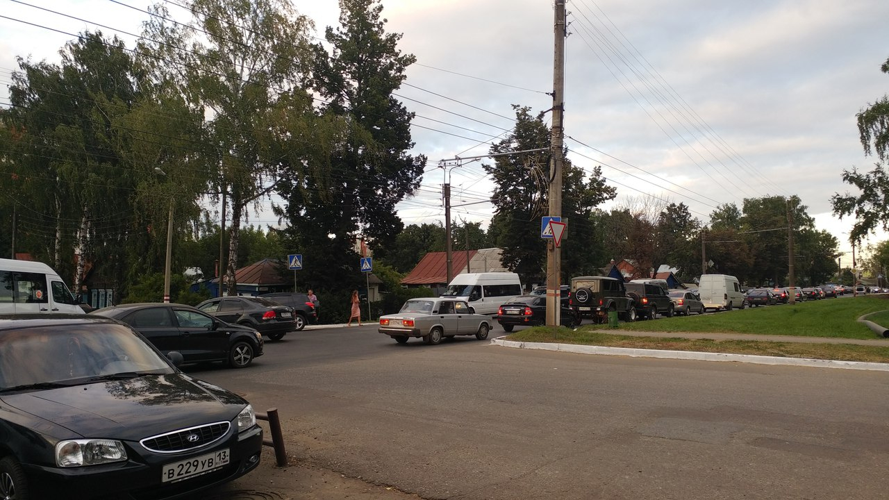 На одной из улиц Саранска случилось сразу два ДТП